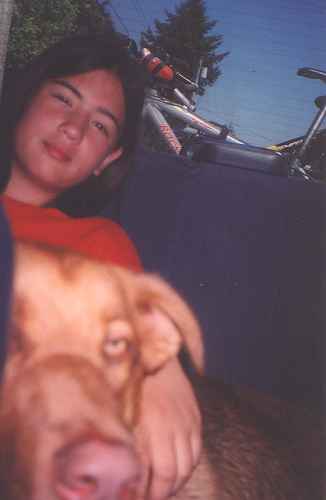 koozle and her dog mean-mo mazappa