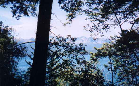 Chilko Lake from a bad road