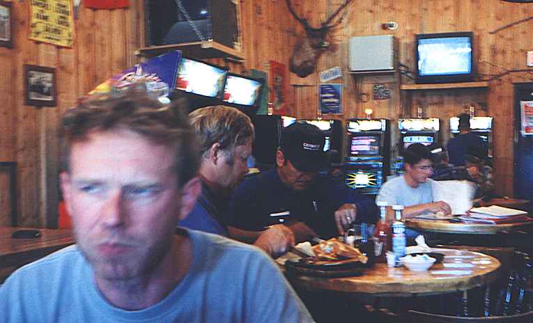 lunch at the Long Branch Saloon Caroline Alberta