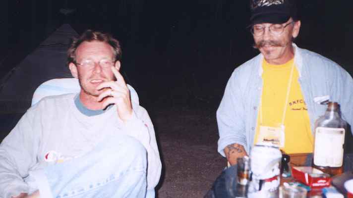 a typical evening at campsite #3